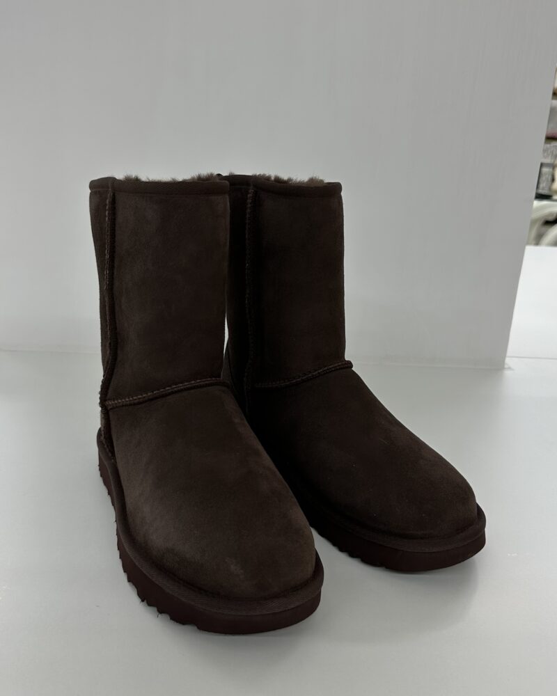 Ugg Classic short marrone